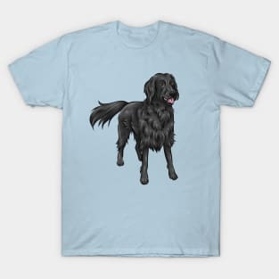 Flat Coated Retriever Dog T-Shirt